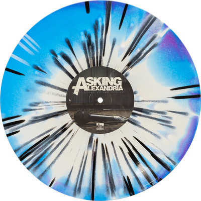Asking Alexandria - ‘Stand Up And Scream’ Vinyl (Bone + Cyan + Purple Side A/B w/ Black + White Splatter)