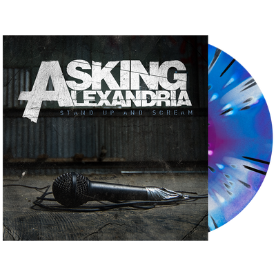 Asking Alexandria - ‘Stand Up And Scream’ Vinyl (Bone + Cyan + Purple Side A/B w/ Black + White Splatter)