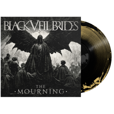 Black Veil Brides - ‘The Mourning EP’ Vinyl (Gold + Black Side A/B w/ White Screenprint)