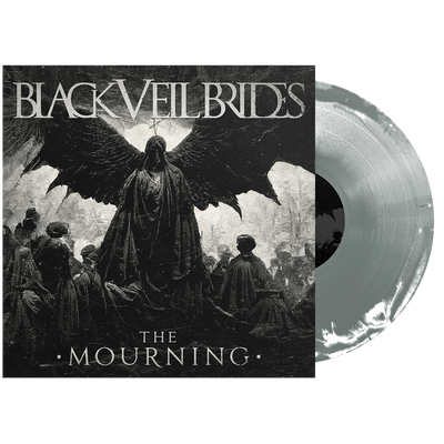 Black Veil Brides - ‘The Mourning EP’ Vinyl (Silver + White Side A/B w/ Black Screenprint)