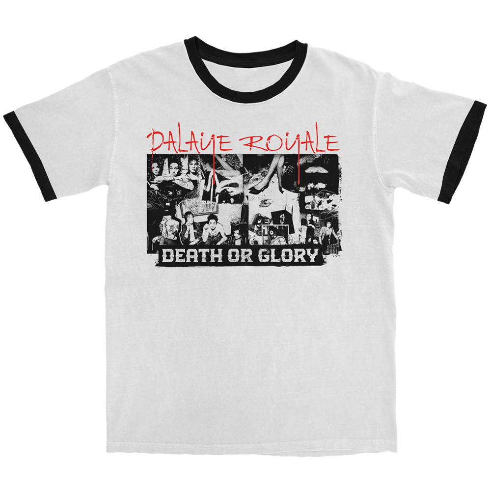 Palaye Royale - ‘Collage’ White Ringer Tee