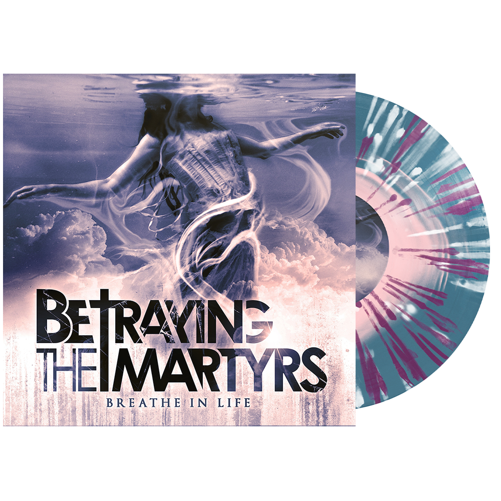 Betraying The Martyrs - ‘Breathe In Life’ Vinyl (Pink in Trans. Blue w/ Purple + White Splatter)