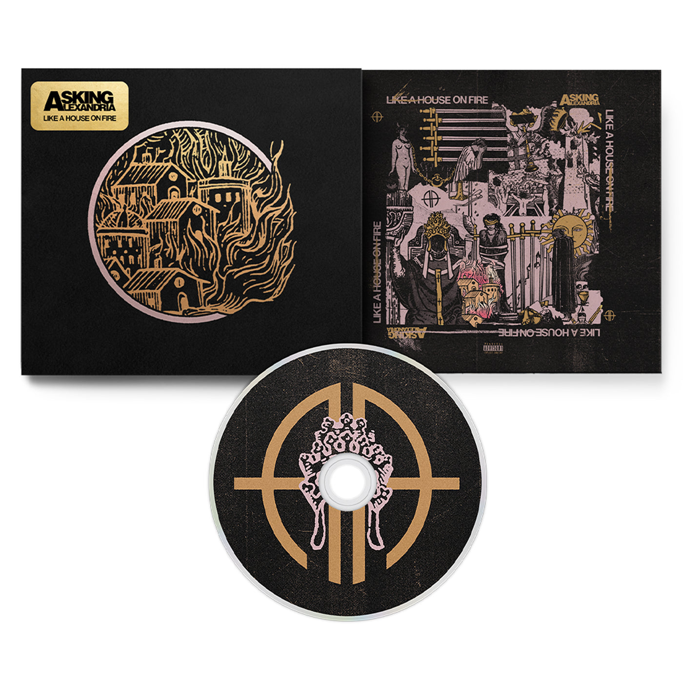 Asking Alexandria - 'Like A House On Fire' Deluxe CD Digipak