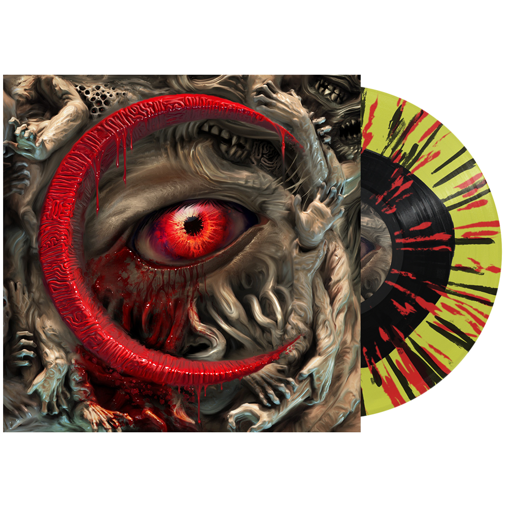 Oceano - 'Living Chaos' Vinyl (Black in Trans. Yellow w/ Red + Black Splatter)