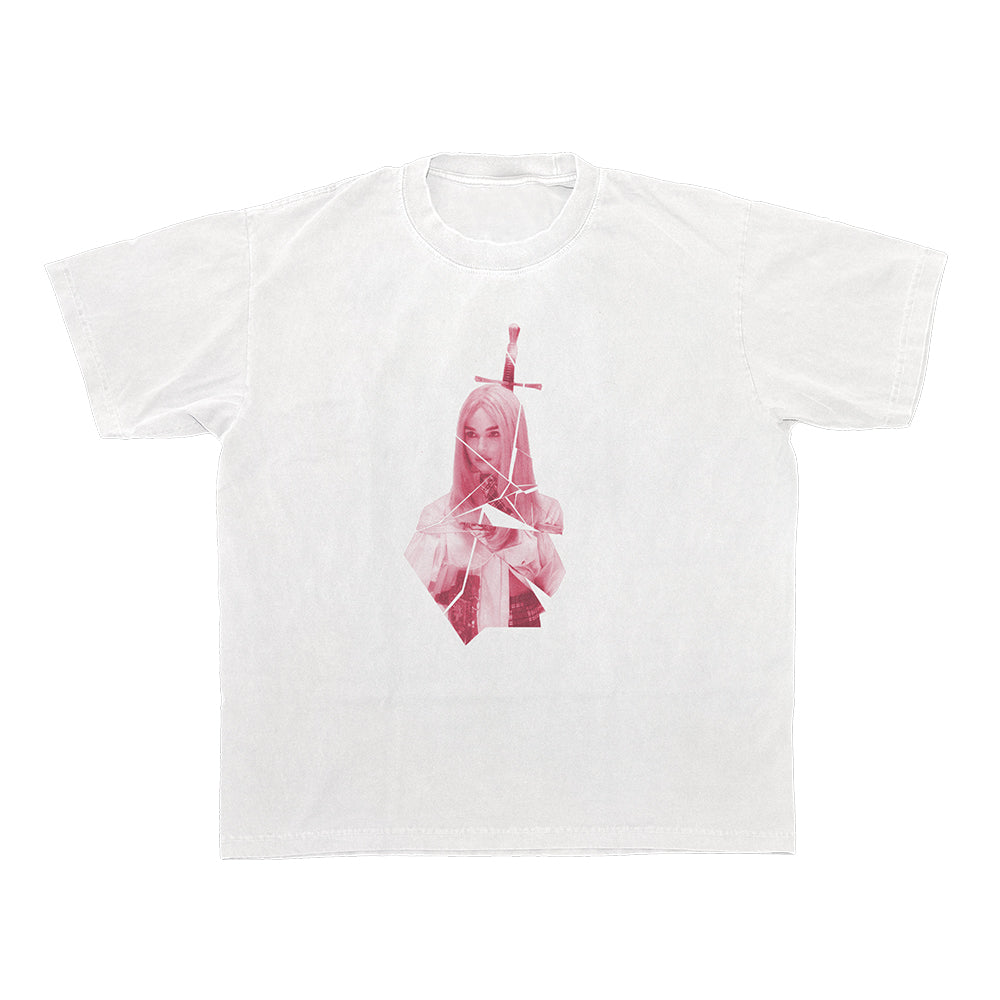 Poppy - 'Blade' White Tee