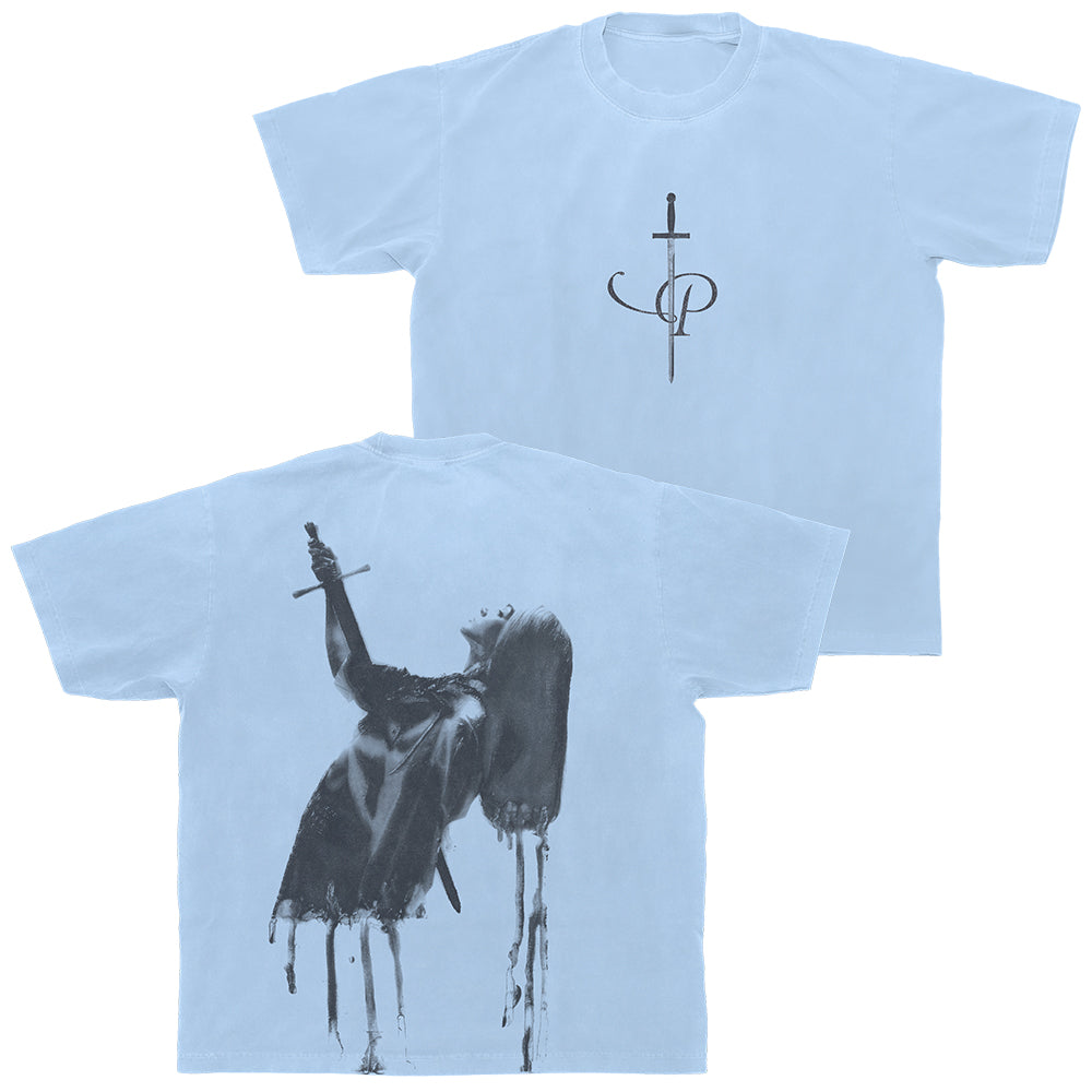 Poppy - 'Impaled' Sky Blue Tee