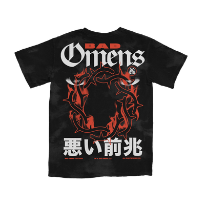 Bad Omens - 'Like a Villain' Black Dye Tee