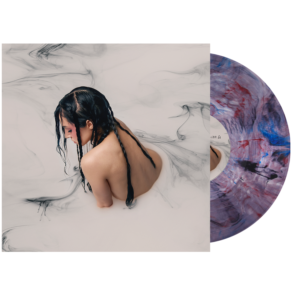 Poppy - 'Negative Spaces' Vinyl (Clear w/ Red + Blue + Black Marble)