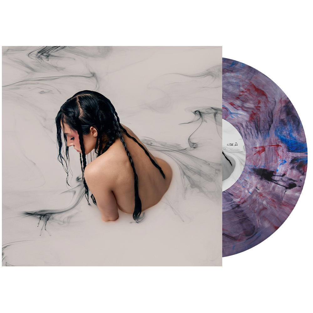 Poppy - 'Negative Spaces' Vinyl (Clear w/ Red + Blue + Black Marble)