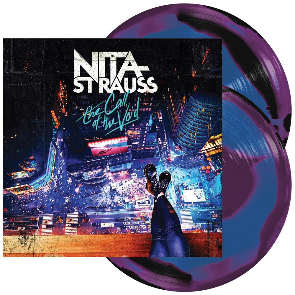 Nita Strauss - "The Call Of The Void" 2xLP (Cyan + Purple + Black Tricolor)