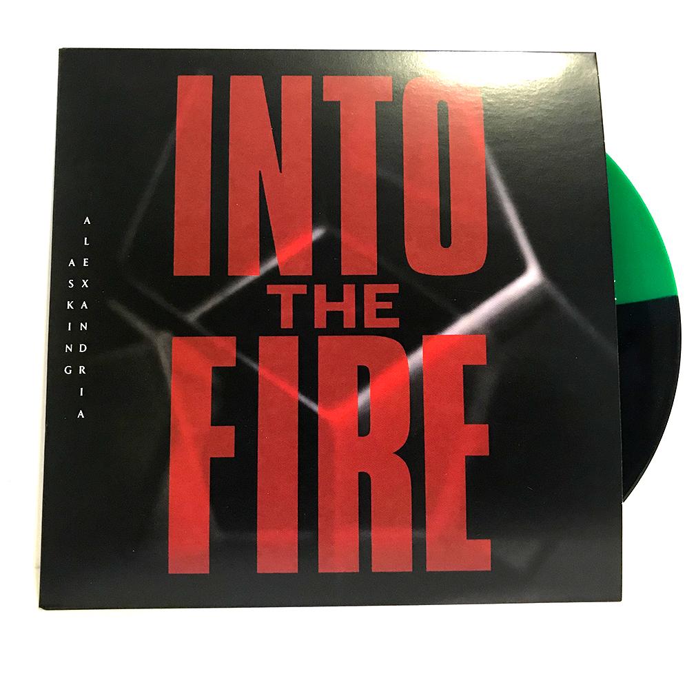 Asking Alexandria - 'Into The Fire' Single 7" Green/Black Half & Half Vinyl