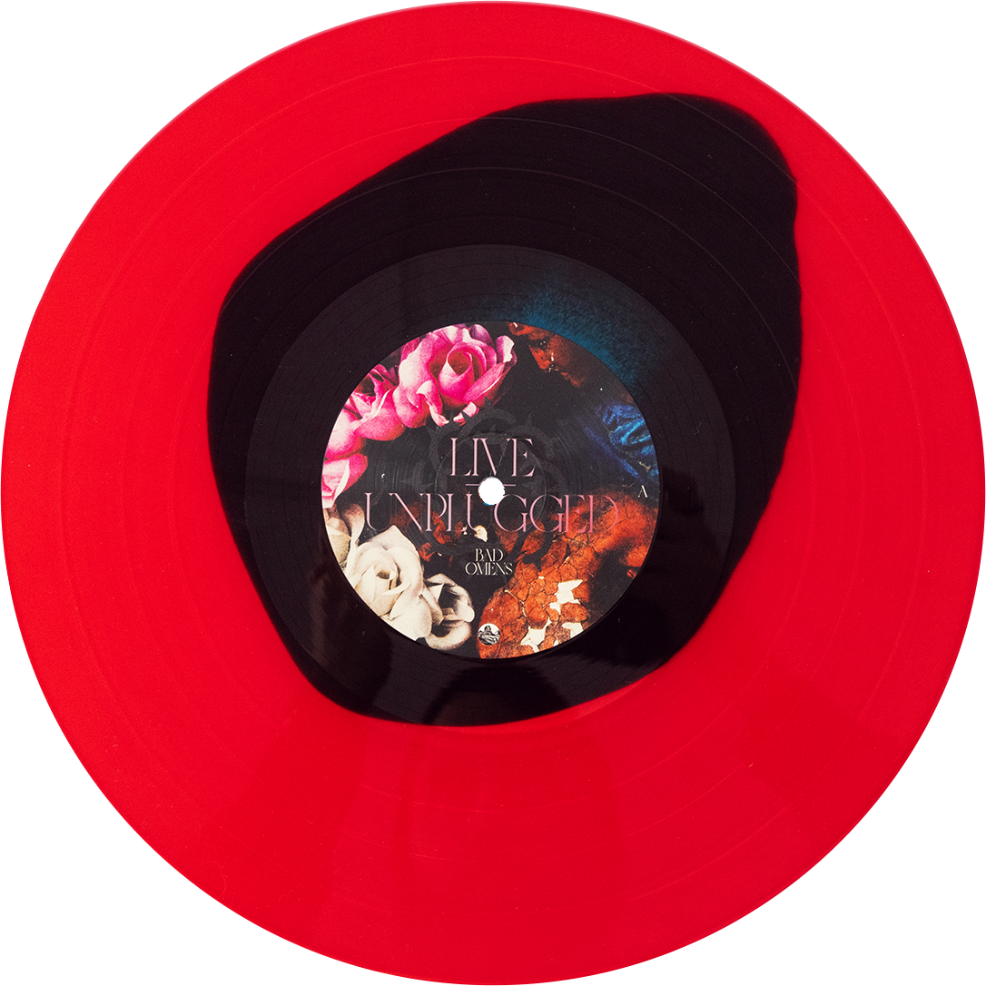 Bad Omens - 'Live + Unplugged' Vinyl (Aqua Blue in Trans Blood Red)