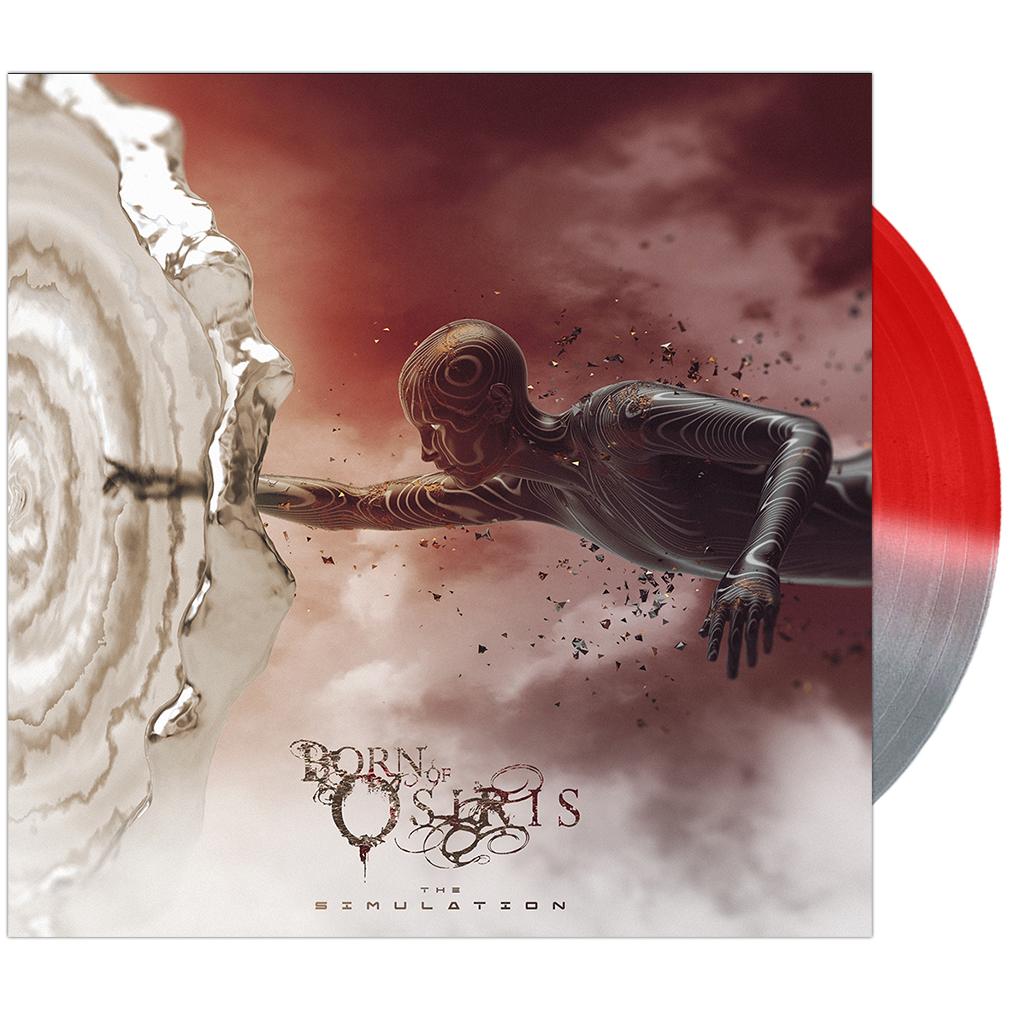 Born Of Osiris - 'The Simulation' Half & Half Red/Silver Vinyl