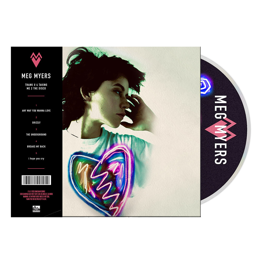 Meg Myers - 'Thank U 4 Taking Me 2 The Disco' + 'I'd Like 2 Go Home Now' 2xEP (CD)