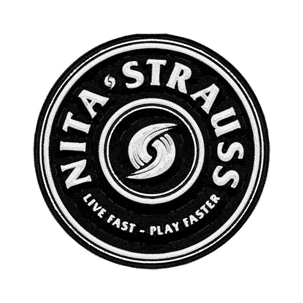 Nita Strauss - Live Fast, Play Faster 12 inch Back Patch