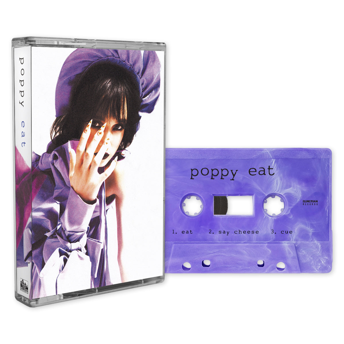 Poppy - "EAT" Purple Cassette Tape