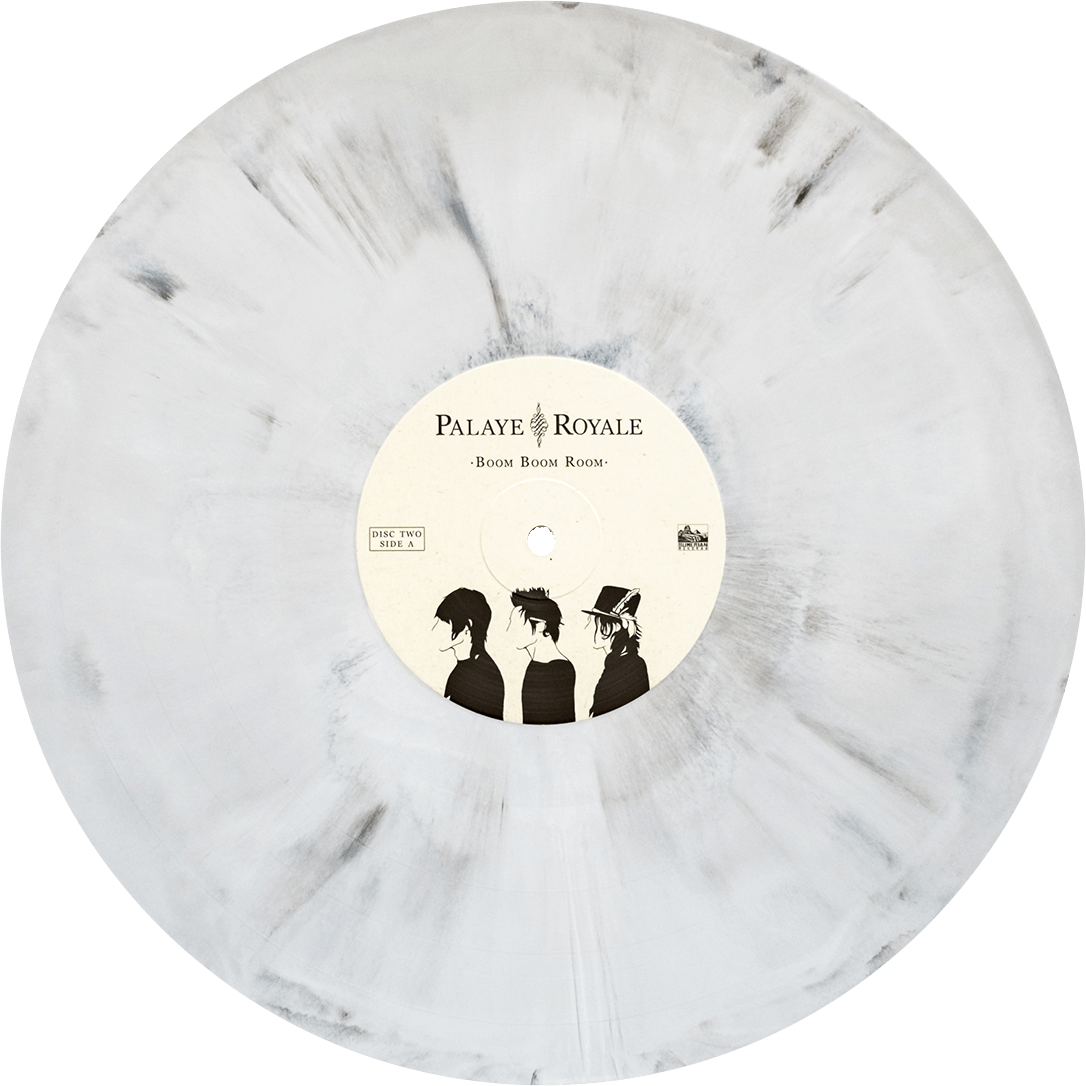 Palaye Royale - 'Boom Boom Room (Side A)' Vinyl (2xLP Opaque White w/ Black Marble)