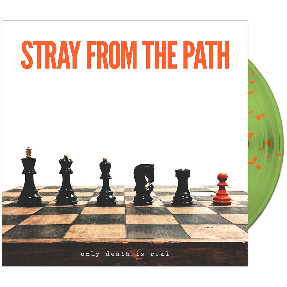 Stray From The Path - 'Only Death Is Real' Green w/Orange Splatter