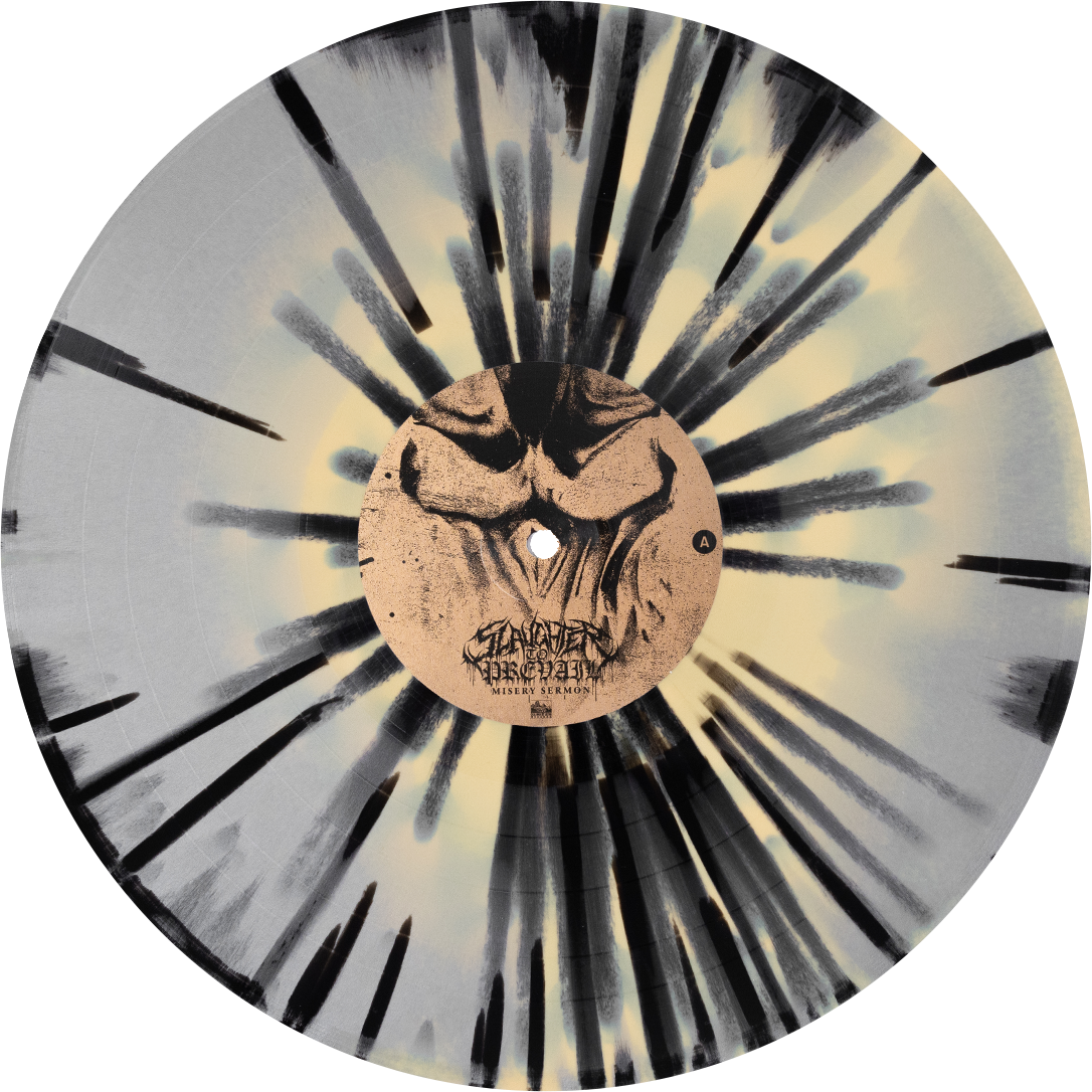 Slaughter To Prevail - 'Misery Sermon' Vinyl (Mustard Yellow / Silver / Black Tri-Color w/ Black Splatter)