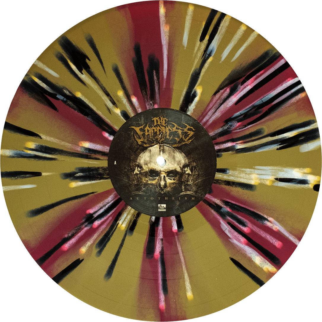 The Faceless - "Autotheism" Oxblood + Gold Cornetto w/ Black + White Splatter Vinyl
