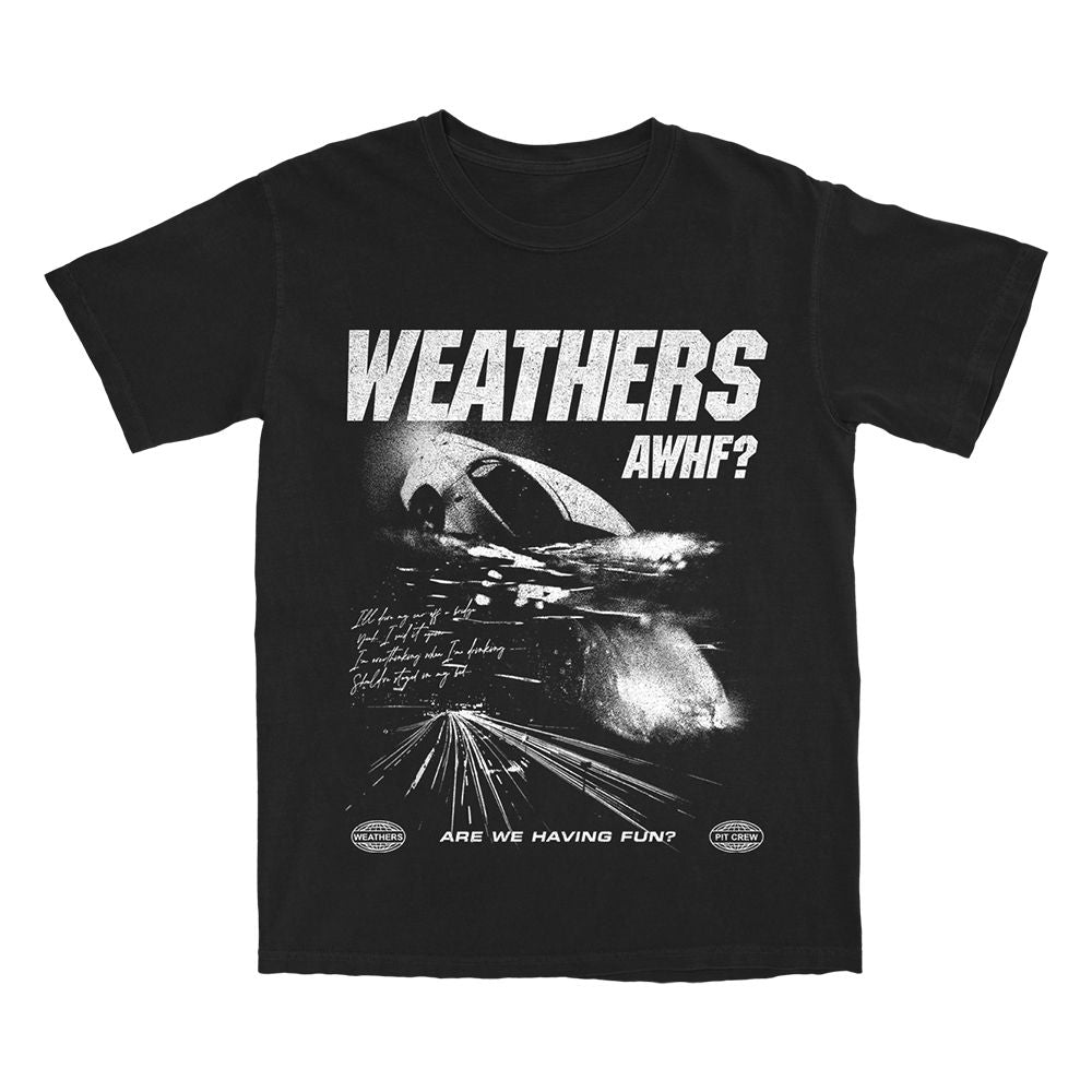 Weathers - Racecar Black Tee